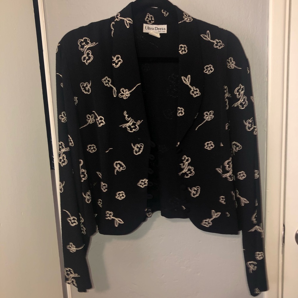 Floral blazer